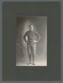 Portrait of Bert Pilkington in football uniform, circa 1905