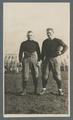 Two football players, circa 1916