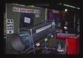 Bait Barn Worm Farms and Jet Stream worm harvester booth, Oregon, 1976
