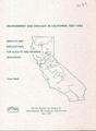 Environment and Drought in California 1987-1992: Impacts and Implication for Aquatic and Riparian Resources