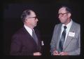 Glen Christensen and another at Oregon Wheat Growers League conference, Moro, Oregon, 1976