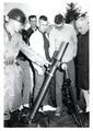 OSU ROTC cadets Mortar inspection, Ft Lewis visit 1963