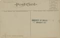 Campus Scenes, 1900 - 1909 [19] (verso)