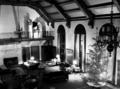 Memorial Union lounge with Christmas decorations