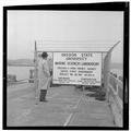 Marine Science Laboratory ground breaking at Yaquina Bay, February 1964