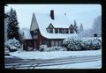 Snowy day at 30th Street and Van Buren Avenue, Corvallis, Oregon, 1989