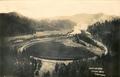 Horseshoe Bend near Wolf Creek, Southern Pacific Railroad, Shasta Route