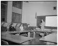 Home Economics adult education class at Corvallis High School, conducted by Marilyn Christopher, November 1950