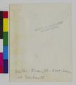 "Freauff, Walter: Director of Financial Aid [2] (verso)"