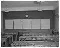 Shorthand visuals in a Secretarial Science classroom, Fall 1957