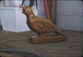 Quail carved from pattern own design, favorite of Mrs. T