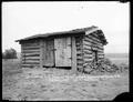 Umatilla indian agency, erected 1863, log building
