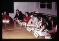 Harold Schultz and students in Overcoming World Hunger honors class, Oregon State University, Corvallis, Oregon, circa 1971