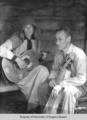 Anner Owenby with guitar, John Jacob Niles with dulcimer