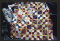Bow-Tie, multi-colored quilt, double size