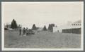 Rifle training on campus, circa 1920