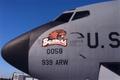 United States Air Force jet with OSU Beavers logo, circa 2000