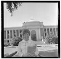 Jean Saubert, OSU student and Olympic skiing medalist, July 1964