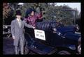 President James Jensen and Chris Jensen in period clothing at OSU Centennial parade, Corvallis, Oregon, October 26, 1968