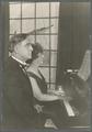 Paul Petri and Lillian Jeffreys Petri at the piano