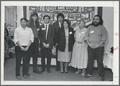 Officers of the Native American Student Association with Wilma Mankiller, chief of the Cherokee Nation