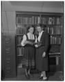 Two German students in Home Economics, September 28, 1951