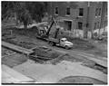 Heat tunnel construction between Commerce and Social Science Halls, September 5, 1951