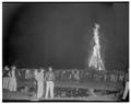 Homecoming Bonfire, 1954