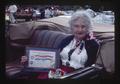 Bicentennial Parade Grand Marshall Mollie Strand, Corvallis, Oregon, 1976