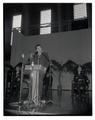 Vice-President Richard Nixon speaking at Gill Coliseum