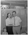 Art professor Wayne Taysom with wife and son, Fall 1962