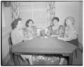 Philippine students on home economics broadcast over KOAC, October 14, 1950