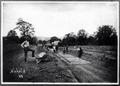 Men laying railroad tracks