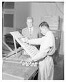 Dr. Jesse Parker of the Poultry Dept. with student "Lowahakeseter"