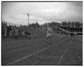 Participants in a state high school track meet held at Bell Field
