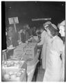 Mrs. Charles D. Byrne and Chancellor Byrne participating in an OSC barbecue, October 1949