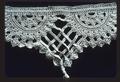 lace on a piano scarf (end piece) 18 x 8 inches