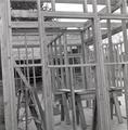 Frame of house under construction