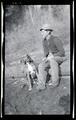 Jap Hills with a hunting dog