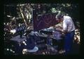 Wayne Taysom making metal sculpture, Oregon State University, Corvallis, Oregon, circa 1973