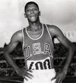 Wide World Photo Olympic.  World Record breaker Otis Davis who just won the final of the 400 meter race bears on his face the mark of the emotion that came over him when he heard he not only won the 400 meter race and the Olympic Gold medal but also the title of world-record man for the distance. 9/15/60