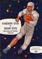 Washington State vs. Oregon State official 1953 program