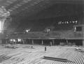 Gill Coliseum interior during construction