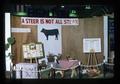 Oregon Beef Commission booth, Oregon State Fair, Salem, Oregon, 1975