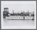 Paddlewheelers, Three Sisters, and William M. Hoag on the Willamette River at Corvallis wharves, circa 1900