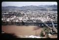 Aerial view of Corvallis, Oregon to the west, April 7, 1969