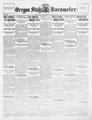 Oregon State Daily Barometer, October 25, 1928