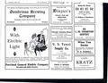 Gambrinus Brewing Company newspaper ad