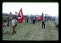 Chicano strawberry workers picketing North Willamette Experiment Station, Oregon State University, Aurora, Oregon, circa 1972