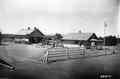 CCC carpenters constructing new office and warehouse at Silver Lake Ranger Station, Fremont National Forest, Oregon